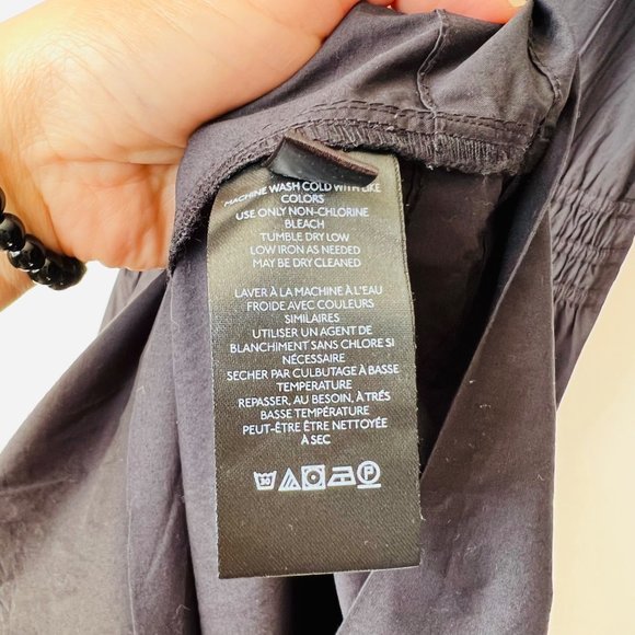 Anthropologie NWT Cotton Somerset maxi dress in black Size - Picture 10 of 12